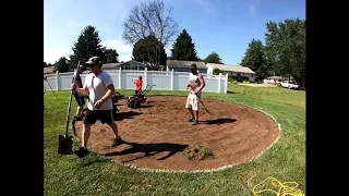 DIY Pool Ground Site Preparation