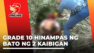 Grade 10 hinampas ng bato ng 2 kaibigan