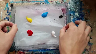 WET PALETTE | Acrylic won't dry! 🤞 We do it ourselves simply