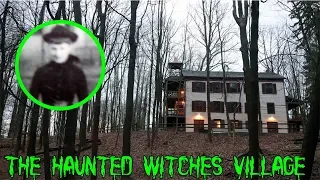 THE HAUNTED WITCHES VILLAGE! SEARCHING FOR THE MYSTERY CABIN