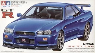 Сборка модели "Nissan Skyline GT-R V-spec R34". Часть первая.