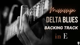 MUDDY Mississipi Delta Blues backing track in E