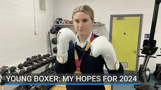 Young boxing champion punches high for 2024