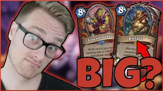 MASSIVE MINIONS or HILARIOUS LOWROLLS? Recruit Warrior is HUGE! | Darkmoon Faire | Wild Hearthstone