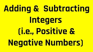 Three Simple Rules for Adding and Subtracting Integers | Grammar Hero's Free ASVAB/PiCAT Tutoring