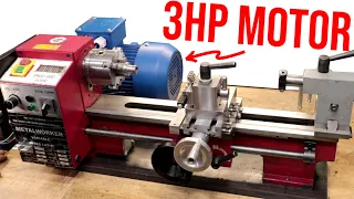 Mini Lathe 3HP Motor Upgrade..... (Yep 3HP)