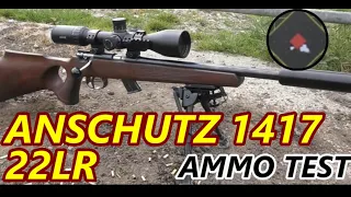 Anschutz 1417 - Accuracy Test - 50 Yards