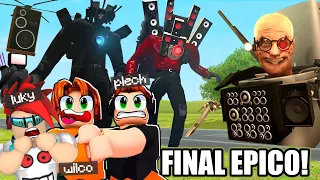 FINAL ÉPICO DE SKIBIDI TOILET | EJERCITO DE TITANES VS EJERCITO SKIBIDI TOILET | Juegos Luky