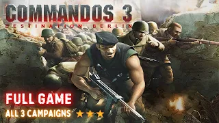 Commandos 3: Destination Berlin - Full Game All Missions Complete Walkthrough Playthrough Longplay