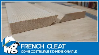 French Cleat : come crearle e dimensionarle