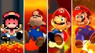 Evolution of Lava Levels in Mario Games (1988-2021)