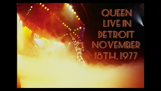 Queen - Live in Detroit November 18th, 1977 (2023 REMASTERED)