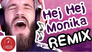 PewDiePie Hej Monika Remix by Party In Backyard (1 HOUR VERSION) *NEW*