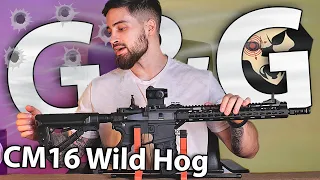 Страйкбольный автомат G&G CM16 Wild Hog (Keymod, AR-15) видео обзор