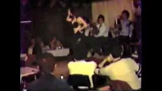 Nabila belly dancing at Arabic Nightclub 1980s