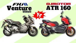 FKM Venture 150 Ultimate vs QJ Motor ATR 160 | Side by Side Comparison | Specs & Price | 2024