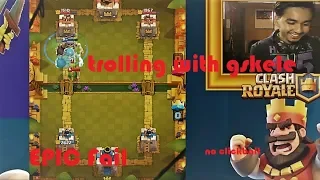 Trolling Opponent with Giant Skeleton+clone deck(fail)Clash Royale Bangla Gamplay #2