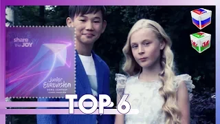 Junior Eurovision 2019 – Top 6 [Russia 🇷🇺 | Wales 🏴󠁧󠁢󠁷󠁬󠁳󠁿]