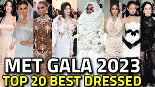 THE MET GALA 2023 | Top 20 Best Dressed for FEMALE