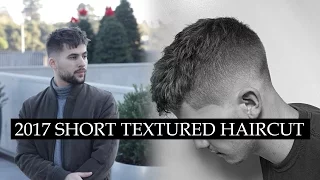 Mens Haircut 2017 | Best Trendy Haircut for 2017 | Textured Short Haircut