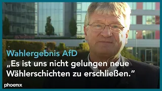 phoenix tagesgespräch mit Jörg Meuthen (Parteichef AfD) am 01.10.2021