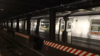MTA New York City Subway R68A B Train enters West 4th Street