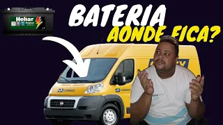 Onde fica a bateria da nova Ducato? Dica rápida!