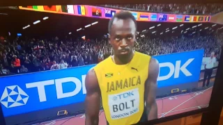 GATLIN BEATS USAIN BOLT IN 100M FINAL! BOLTS LAST RACE