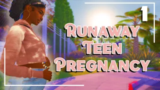 NEW LP 💗The Sims 4  Runaway Teen Pregnancy 💗 #1 Kicked out of the Motel