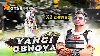 YANGI OBNOVA | TENIS | X2 BONUS | GTA 5 RP ( ROCKFORD)