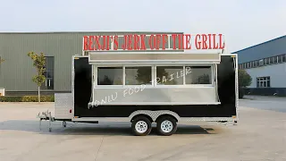 Customized 5M grill trailer