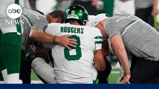 NY Jets’ Aaron Rodgers suffers Achilles Tear