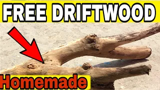 how to make free driftwood at home. homemade aquarium drfitwood.MAKE AQUARIUM SAFE DRIFTWOOD part-1