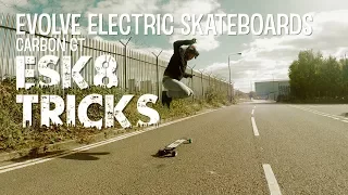 Evolve Electric Skateboards (Carbon GT) Esk8 Tricks!