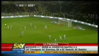 Juventus - Napoli 2-3 (Hamsik 2, Datolo)