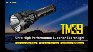 NITECORE TM39 / TM39 Lite - Ultra High Performance Superior Searchlight