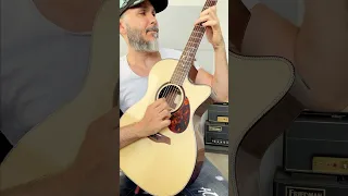 The Final Countdown Solo on Acoustic - Short