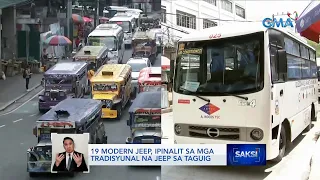 19 modern jeep, ipinalit sa mga tradisyunal na jeep sa Taguig | Saksi