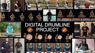 USMC Digital Drumline Project (931 videos, 277 drummers) #DigitalDrumlineProject
