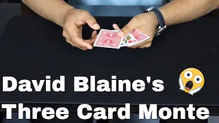 David Blaine REVEALED: Three Card Monte