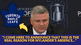 URGENT! LEAKED REPORT! THE TRUE REASON FOR NYLANDER'S ABSENCE IS REVEALED! LOOK AT THIS! LEAFS NEWS