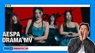 Vidi-O-Reaction: Indonesian Singer First Time Reacts to AESPA - DRAMA MV