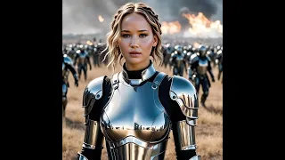 JENNIFER LAWRENCE LEADS HER ARMY INTO BATTLE😎
