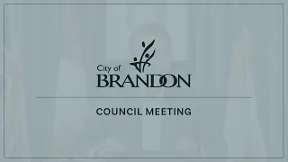 City of Brandon Council Meeting - April 4, 2022