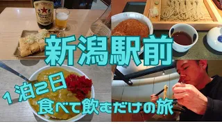 【新潟県】新潟駅周辺で食べて飲む！！1泊2泊の一人旅