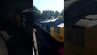 Class 37 37264 arrives at Grosmont with "The Moorlander" 13/08/22