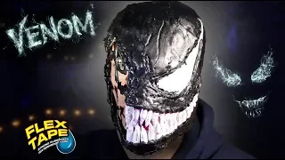 How To Make a Glowing VENOM MASK Out Of Flex Tape and Flex Seal!!!