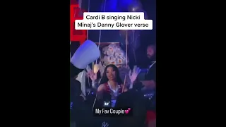 Cardi B singing Nicki Minaj's Danny Glover verse #shorts