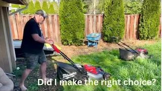 Did I Get the Most Powerful Lawn Mower? #Milwaukee#Milwaukeelawnmower#Milwaukeereview#review