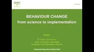 Introduction to behaviour change